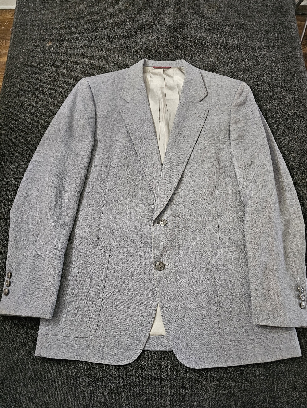 VTG. Jack Nicklaus Golden Bear Hart Schaffner/Marx Men's 42R Gray Blazer Jacket